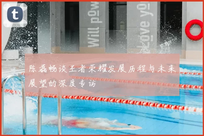 陈磊畅谈王者荣耀发展历程与未来展望的深度专访