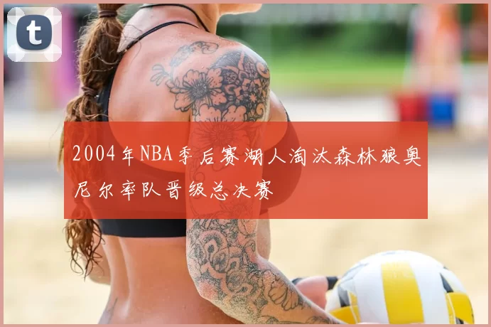 2004年NBA季后赛湖人淘汰森林狼奥尼尔率队晋级总决赛