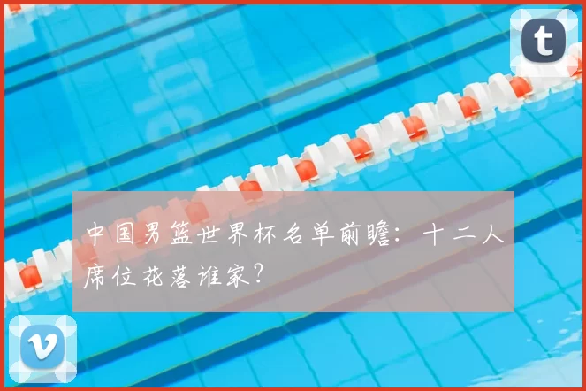 中国男篮世界杯名单前瞻：十二人席位花落谁家？