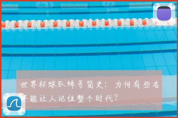世界杯球队绰号简史：为何有些名字能让人记住整个时代？